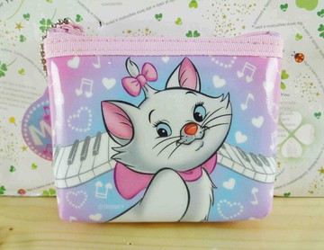 【震撼精品百貨】The Aristocats Marie 迪士尼瑪莉貓 零錢包-粉音符 震撼日式精品百貨