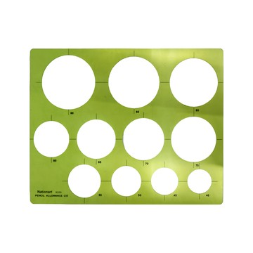 Nationart 106 大圓圈板  綠色  1個