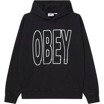 OBEY 112470266-DTK MANOR FADED HOODIE 帽T (黑色)