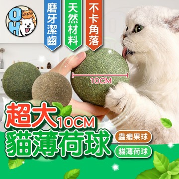 【歐豆K】巨無霸貓薄荷球 蟲癭果球 貓薄荷球 貓薄荷 貓草 貓咪排毛球 貓咪化毛貓咪磨牙球 貓咪玩具 貓零食貓食