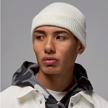 NIKE 帽子 毛帽 運動帽 U J TERRA BEANIE AJ 白 HJ2409-133