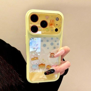 卡通烤焦麪包貓咪適用蘋果17Pro手機殼十七六液態雙貼殼iPhone16