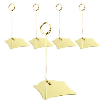 Susumama 金色立式便條夾 大號  5個  大  1入