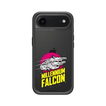 iPhone Air Mod NX -邊框背蓋組合 (相機按鈕) 黑 - 迪士尼-星際大戰 Star Wars - 千年鷹-美式復古