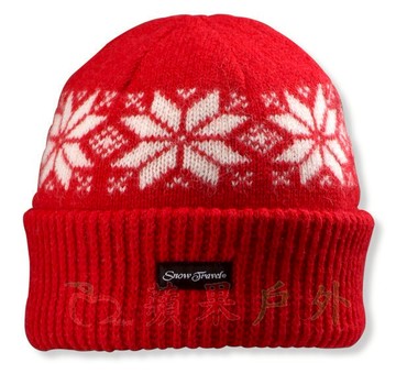 【【蘋果戶外】】Snow Travel AR-18C 反折雪花 3M 男女羊毛帽 遮耳帽 毛線帽 保暖帽 耐冷防寒帽 防風帽