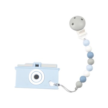 Sweet Lil' Monster 怪獸寶貝 固齒器  食品級矽膠製成  造型可愛  禮盒包裝  單品  復刻板相機  1個  3個月以上