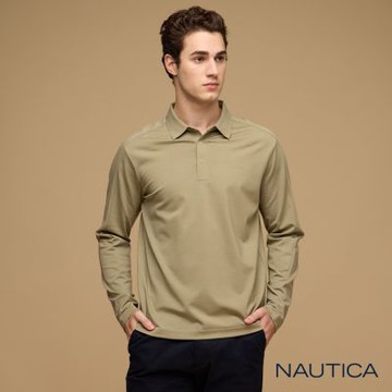 Nautica男裝 品牌經典LOGO POLO衫-棕色