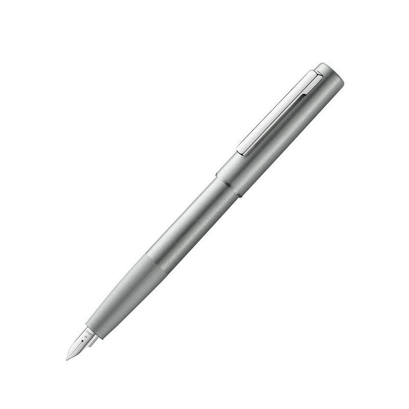 筆記具 LAMY ラミー 万年筆 F 細字 アイオン オリーブシルバー L77OS-F 両用式 正規輸入品