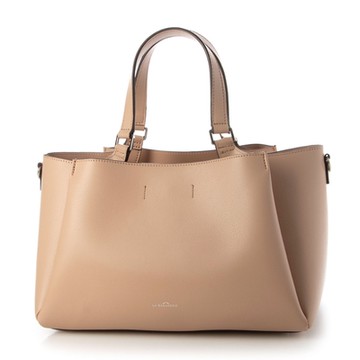 LA BAGAGERIE 皮革多層兩用托特包(粉紅)