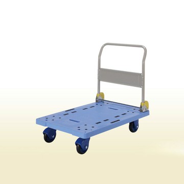PRESTAR 折疊式 把手 手推車 載重300kg（塑鋼）日本製 顏色隨機 /台 PF-301C-P【CUBE卡最高10%回饋】