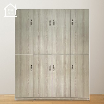 4.7尺八門塑鋼隔間櫃 玄關櫃 玄關鞋櫃 塑鋼鞋櫃 高鞋櫃 防水塑鋼家具(上下座)【巧沐家具】