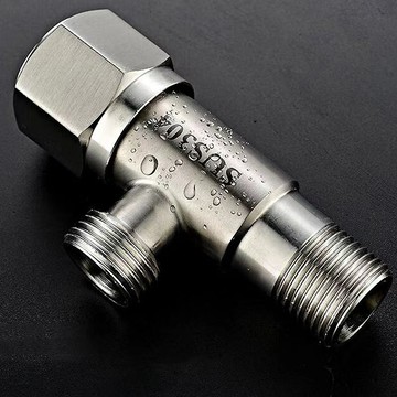 【台灣出貨】角閥304不鏽鋼全銅熱水器馬桶家用冷熱水4分通用水閥三角閥水龍頭【爆款】