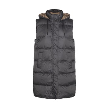 Brunello Cucinelli - Dark Grey Puffer Vest Down Jacket