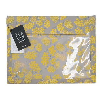 KING JIM FLATTY WORKS多用途帆布收納袋 限定款 A4  1個