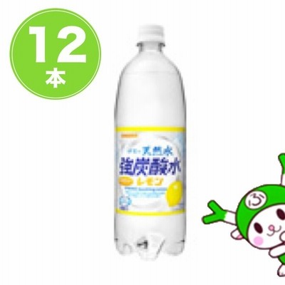 伊賀の天然水強炭酸水レモン１L×12本