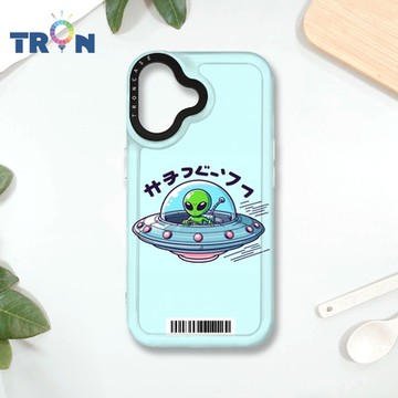 TRON IPHONE 16 ET飛碟外星人系列 防摔 MAGSAFE 磁吸 太空載具殼 透白 手機殼