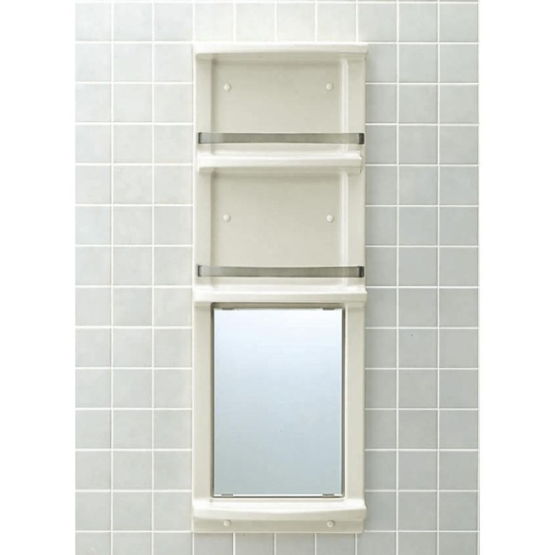 INAX LIXIL 浴室収納棚 鏡付 YR-412G LINEショッピング