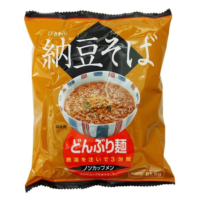 ムソー トーエー どんぶり麺・納豆そば 81.5g×6袋