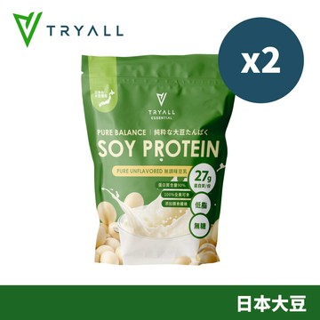 Tryall 大豆蛋白-無調味豆乳 (1kg/袋)-2入組