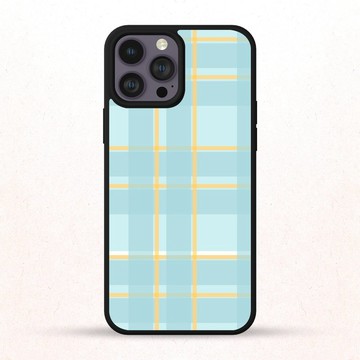 復古格紋棕綠色 13 吋 iPhone 手機殼 三星手機殼