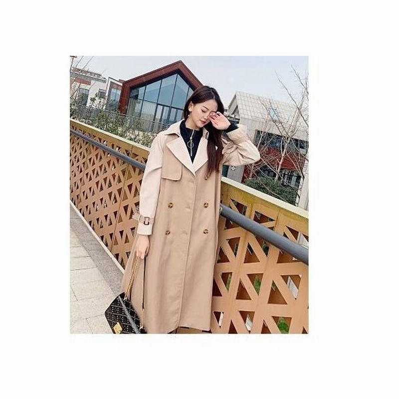 アウター レディース 冬 コート トレンチコート レディース 就活 通勤 ベージュ ピンク プリーツ ロング丈 膝下 ウエストベルト付き Vネック スプリングコート 通販 Lineポイント最大0 5 Get Lineショッピング