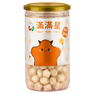 飯友 原味滿滿星麥餅  原味  40g  1罐