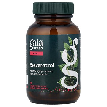 Gaia Herbs, 白藜蘆醇，50 粒液體 Phyto-Caps® 膠囊