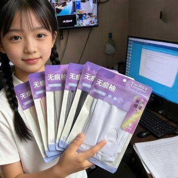 臺灣熱賣🔥🔥2026新款膚色隱形防曬袖冰絲涼感透氣學生防曬冰袖套無痕遮檔紋身