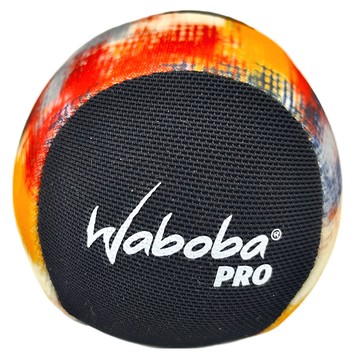 Waboba Pro 凝膠球 水上彈力球 適合10歲以上  抽象藝術 橙色 + 黑色  1顆