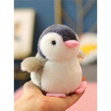 日系小企鵝玩偶公仔毛絨玩具可愛書包掛件會叫娃娃女孩生日禮物