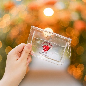 【透明零錢包】MS. HEARTY