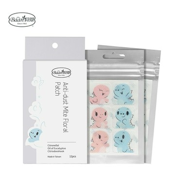 Baan貝恩 擊螨防塵螨花香貼片12入｜防塵螨貼片｜防花香貼片【六甲媽咪】