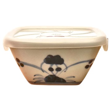 有田燒 附蓋缽 - 日本製 11.5cm寬 5cm高 260mL容量  桔梗  1個