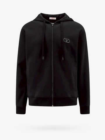 Cotton sweatshirt with vlogo signature patch - VALENTINO - gender_Man