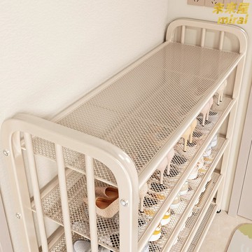 【加粗碳鋼】鞋架 門口鞋架 多層鞋架 家用鞋架 出租房鞋架 入戶收納神器 防鏽穩固 免安裝 節省空間 2025新款