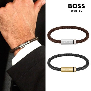 【BOSS】Ares Single 皮革手鍊(2色可選)