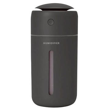 無線加濕器 充電款 七彩燈光 LED小夜燈 舒心睡眠 350ml  BH187-3  黑色