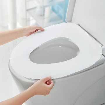 可溶水拋棄式隔菌衛生保暖馬桶坐墊(10片/包)-3包入 單一規格