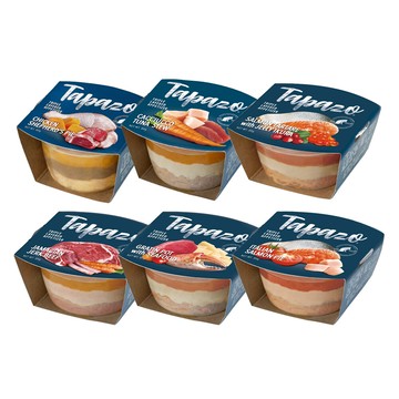 毛豆寵物tapazo 特百滋 開胃三層杯 貓主食罐 80g
