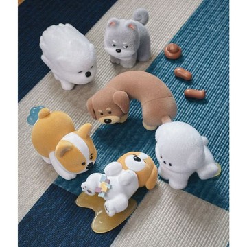 💩WBP免運🐶新款正版 寵物臭狗狗系列盲盒 可愛動物小擺件吊飾 萌寵 桌面工位擺件 扭蛋盒玩 小狗拉臭臭 交換禮物