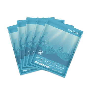 藍光濾鏡撫紋面膜5片