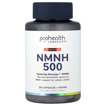 ProHealth Longevity, Essentials, NMNH 500, 500 mg, 30 Capsules