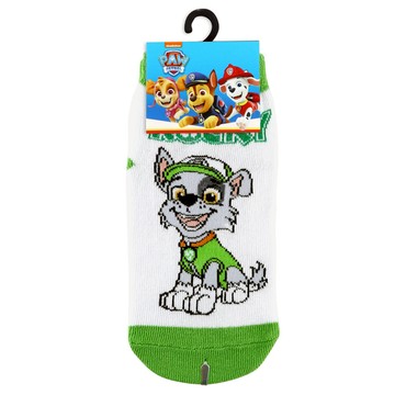 AW08-汪汪隊立大功童襪-綠 15-22CM