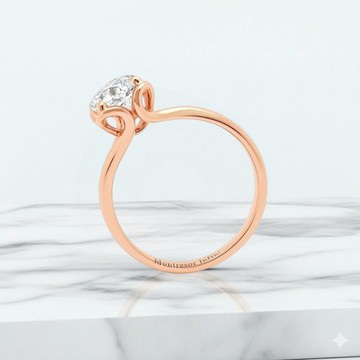 【極簡奢華】18K黃金實驗室鑽石戒指 | 纖細之美 源於極致細節