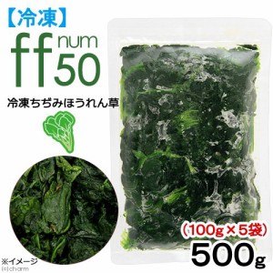 冷凍★ｆｆ　ｎｕｍ５０　冷凍ちぢみほうれん草　１００ｇ　×５　別途クール手数料　常温商品同梱不可