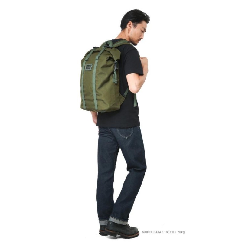 MIS エムアイエス MIS-1009 CORDURA NYLON ロールアップ バックパック