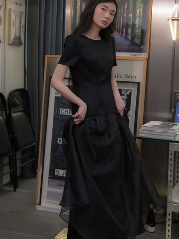 Low Waist Dress_Black