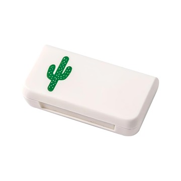 小麥購物 便攜式三格藥盒 G099 仙人掌 13g  8個