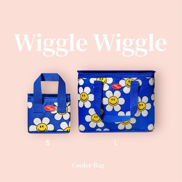 ❰胖肉❱🔅現貨隔日到 .ᐟ‪‪.ᐟ附發票 韓國🇰🇷wiggle wiggle 小花保冷袋 S/L cooler bag
