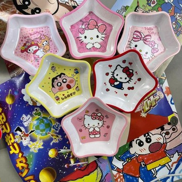 卡通可愛三麗鷗星星碗防摔耐高溫漂亮碗